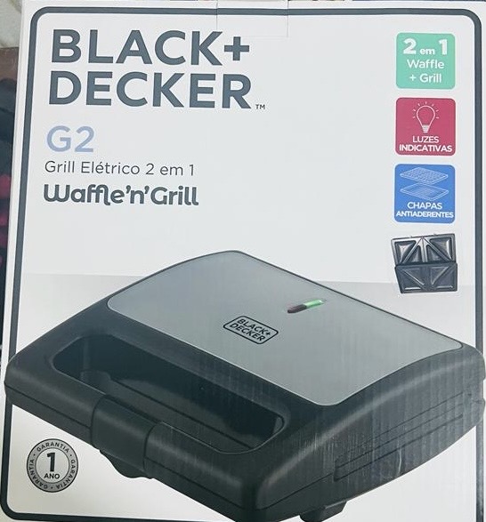 Black + Decker Grill Waffle Sandwich Maker G2 (3in1) Buy2day.pk