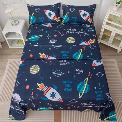 Megamayga Space Bed Sheet Single bed